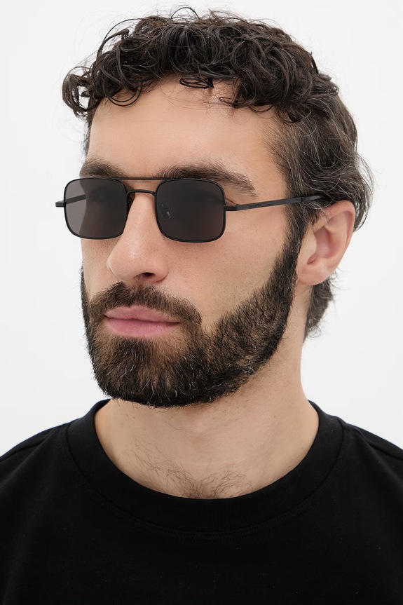 Saint Laurent okulary przeciwsłoneczne pilotki SL.331 czarny AA00