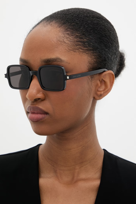 Akcesoria Saint Laurent okulary przeciwsłoneczne SL.332 czarny