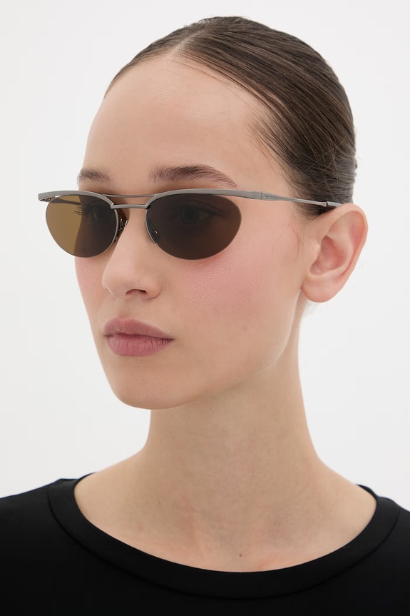 Doplnky Saint Laurent Pilotné slnečné okuliare SL.862 sivá
