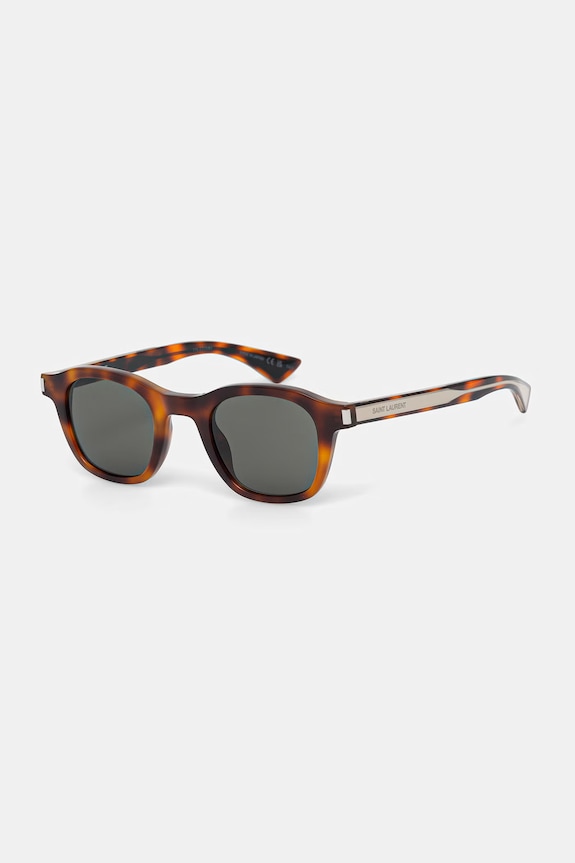 Saint Laurent okulary przeciwsłoneczne kwadratowe brązowy SL.880