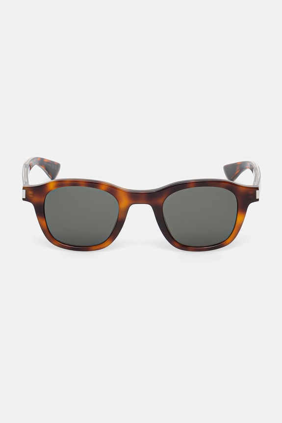 Saint Laurent okulary przeciwsłoneczne kwadratowe brązowy SL.880