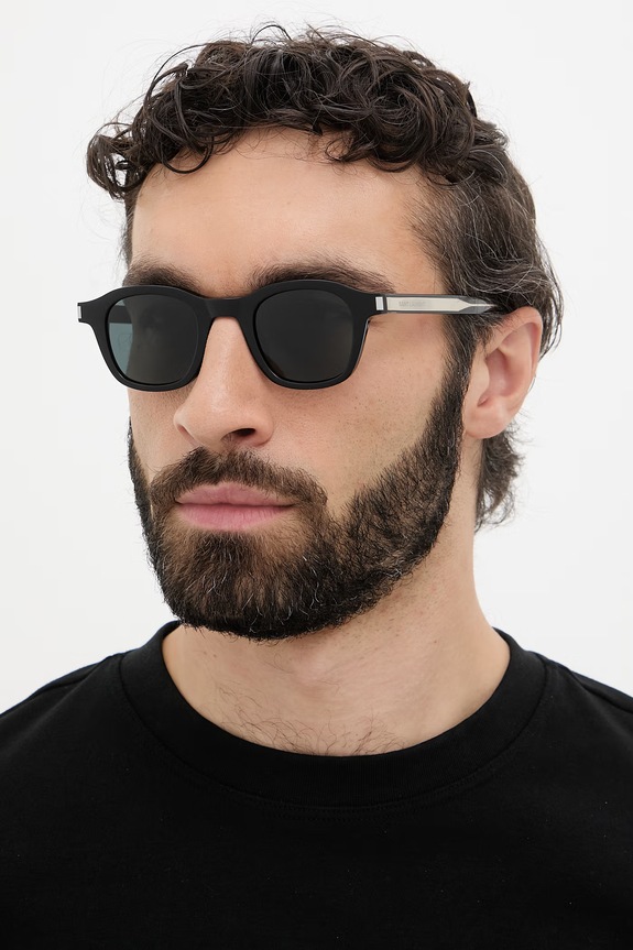 Saint Laurent okulary przeciwsłoneczne kwadratowe SL.880 czarny AA00