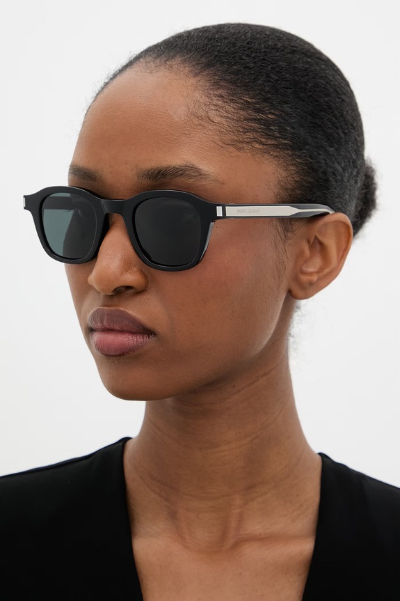 Akcesoria Saint Laurent okulary przeciwsłoneczne kwadratowe SL.880 czarny