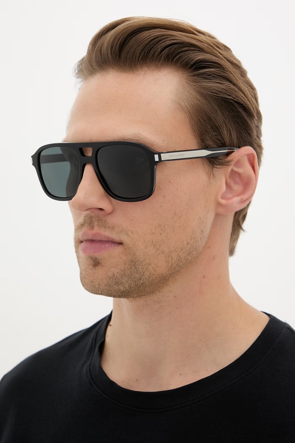 Saint Laurent Slnečné okuliare pilot SL.881 čierna AA00