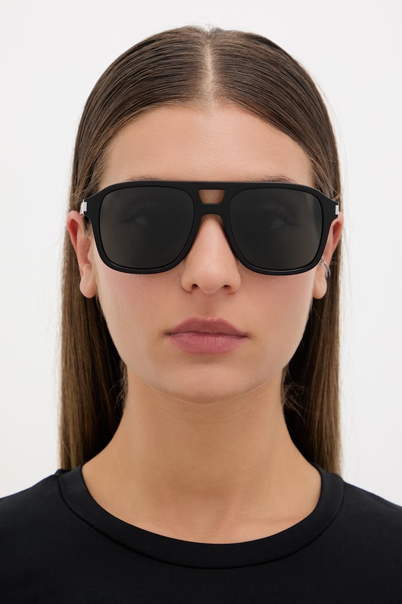 Saint Laurent okulary przeciwsłoneczne pilotki SL.881 czarny