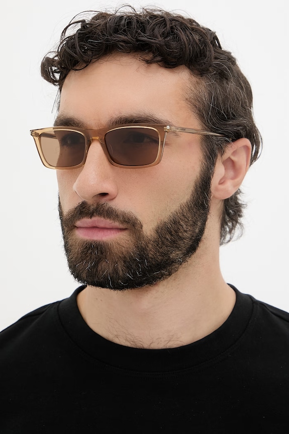 Saint Laurent okulary przeciwsłoneczne SL.890.BETTY.THIN brązowy AA00