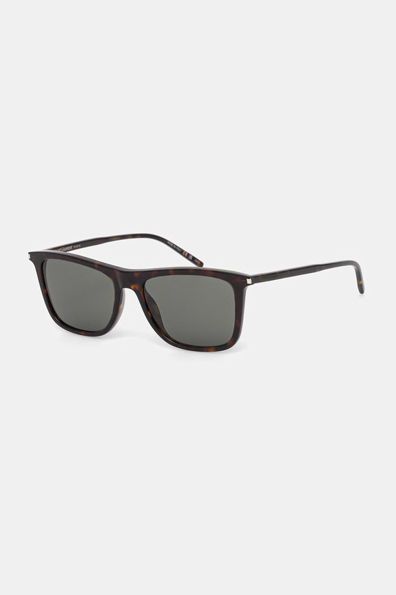 Saint Laurent okulary przeciwsłoneczne kwadratowe brązowy SL.895