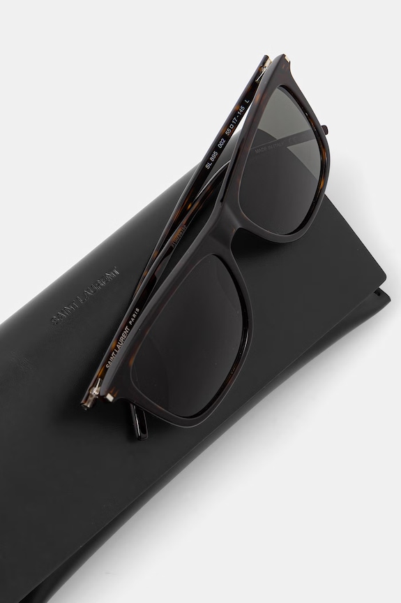 Saint Laurent okulary przeciwsłoneczne kwadratowe SL.895 brązowy