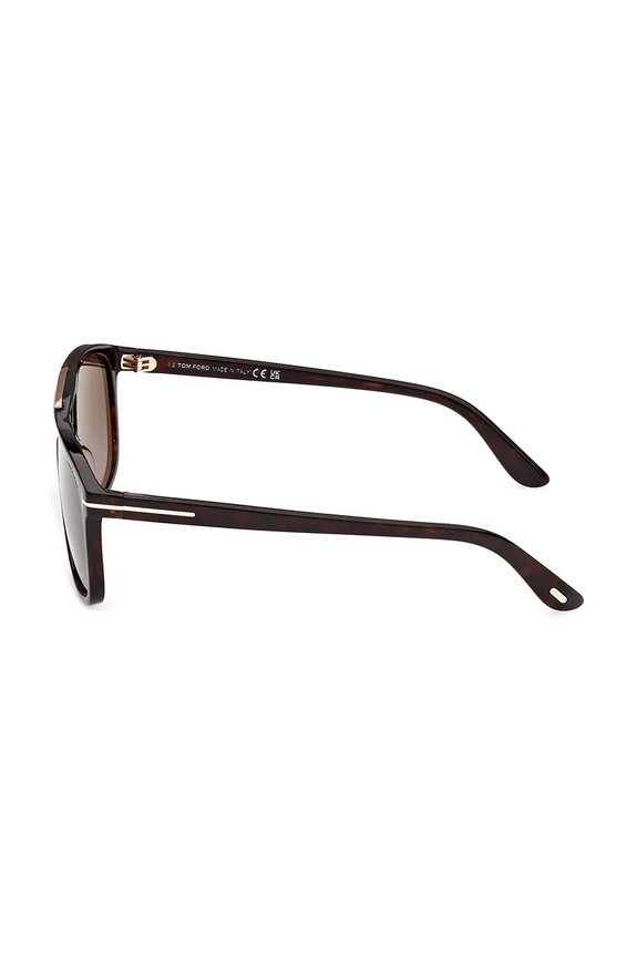 Αξεσουάρ Tom Ford γυαλιά ηλίου aviator Brianna FT1338.5852K καφέ