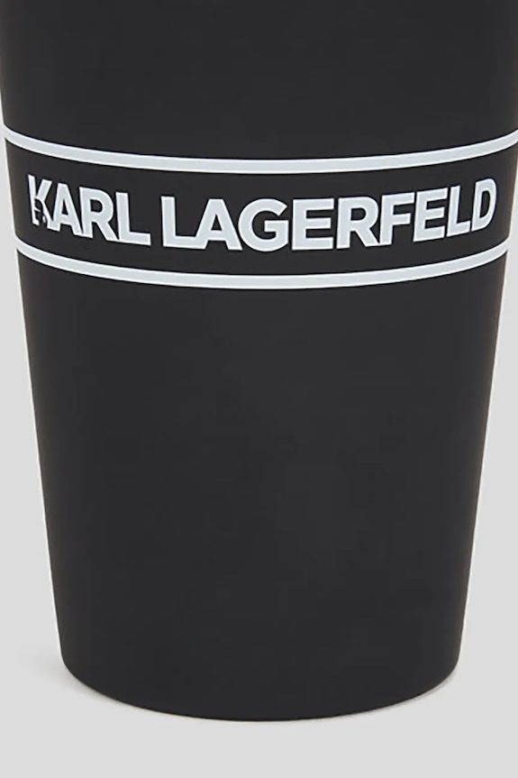 Življenjski slog Skodelica s slamico Karl Lagerfeld Essential To Go A1M42033 črna