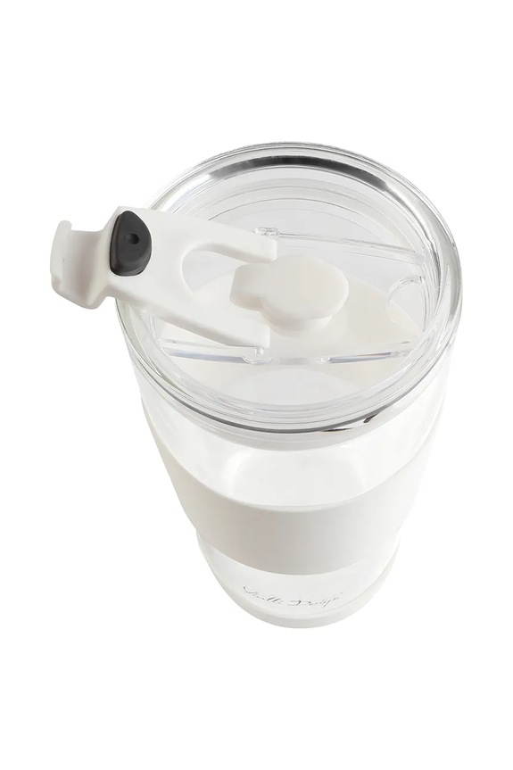 Dodatki Termo vrč s slamico Vialli Design Fuori 600 ml 30404 pisana