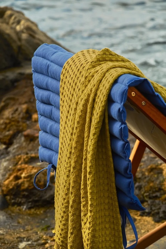 Πετσέτα παραλίας Calma House Ola 100 x 180 cm OLA.100.VER πράσινο