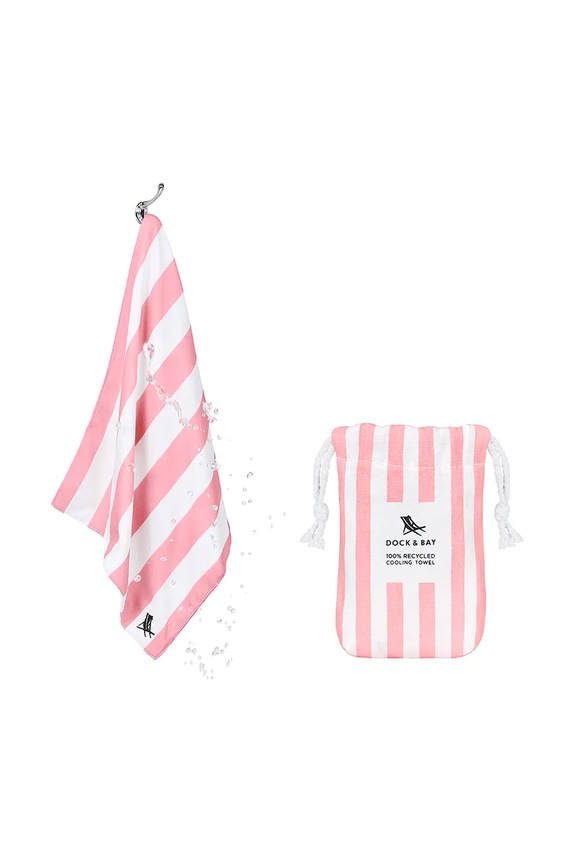 Chladiaci uterák Dock & Bay Malibu Pink 69 x 33 cm ružová COOL.CAB.LTPNK.R
