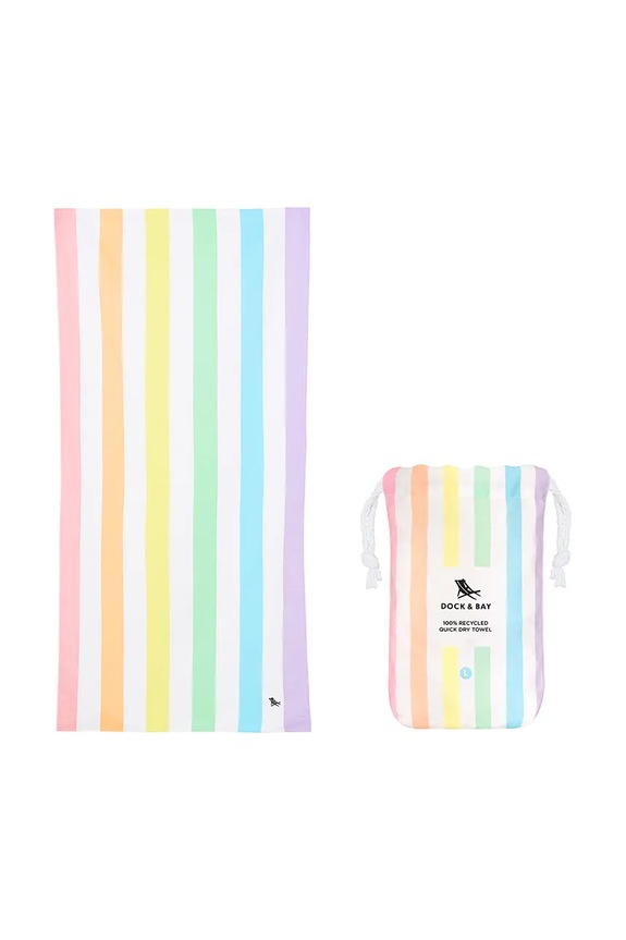 Dock & Bay prosop de plajă cu uscare rapidă Unicorn Waves 160 x 90 cm multicolor TOWLB.SUM.LG.UNICN.R