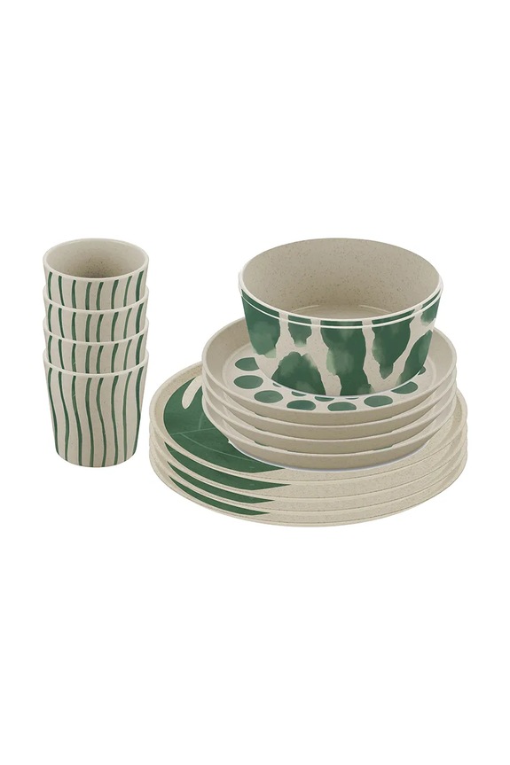 Σετ δείπνου για 4 άτομα Koziol Monstera 16-pack πολύχρωμο 7879700
