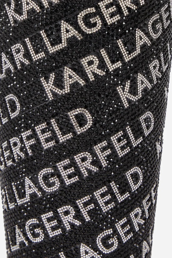 Lifestyle Karl Lagerfeld pahar cu pai k/rhinestone A2W42018 negru