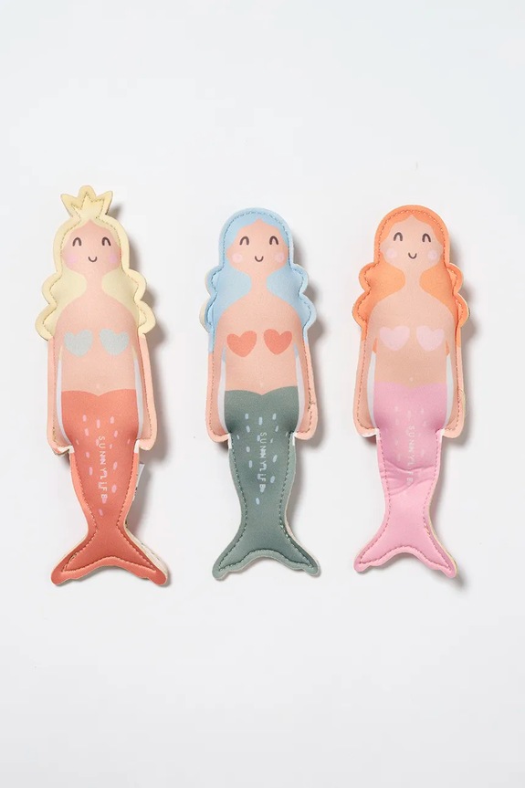 SunnyLife úszós játékkészlet gyerekeknek Melody the Mermaid Multi 3 db többszínű S51DBCHB