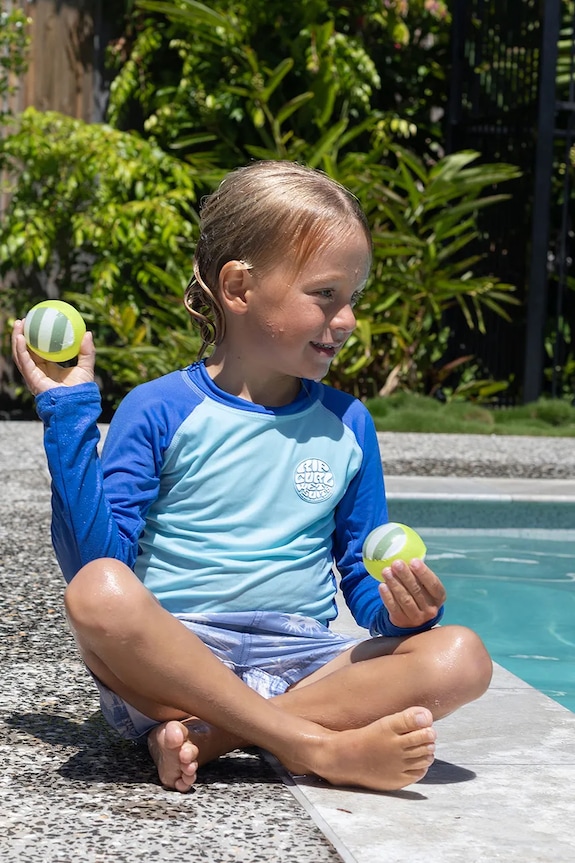 Dziewczynka SunnyLife piłeczka plażowa Skim Ball Set Tides Out Citrus 2-pack S51SBMUL multicolor