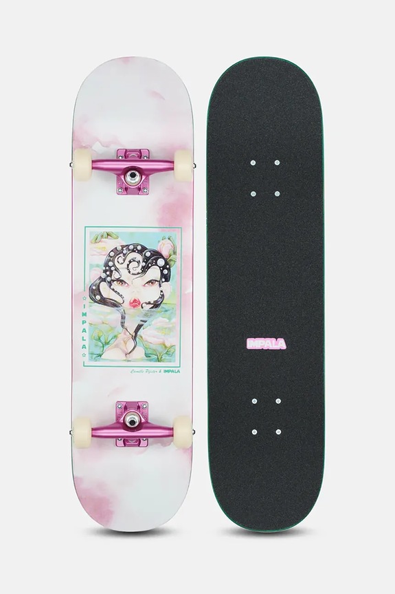 Impala sketebord Naiad Skateboard Wenrose rosa IMPSB007.WENROSE