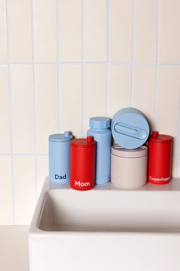 Termo lonček Design Letters Travel Mug 350 ml 30101019CORALCPH rdeča AA00