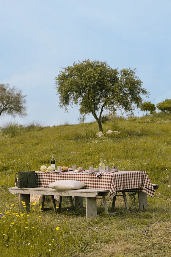 ferm LIVING geantă de picnic Bark verde 1104268839