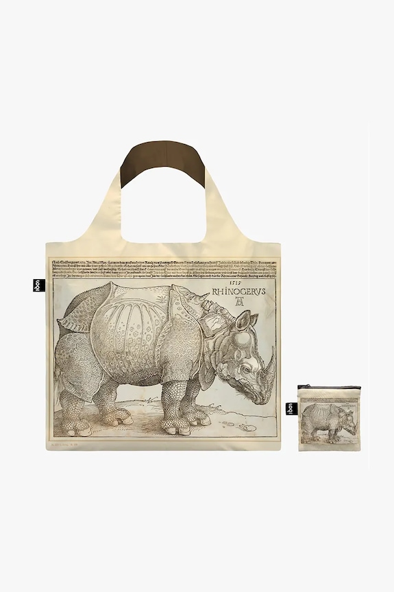 LOQI bagaglio a mano Rhinocerus by Albrecht Duerer multicolore Q.AD.RH