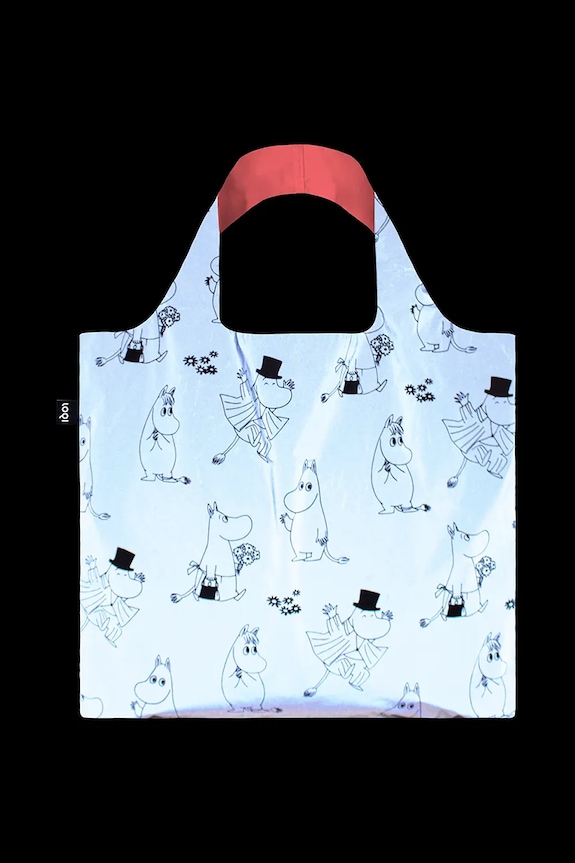 LOQI bagaj de mână Family Pattern x Moomin 50 × 42 cm Q.MO.RE.FA multicolor AA00