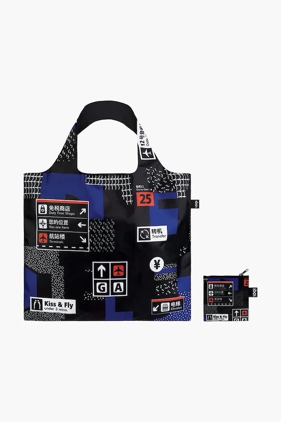 Водонепроникна сумка LOQI Icons Bag Airport барвистий Q.AI.IC