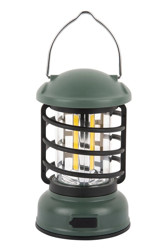Led фонарик Leitmotiv Camping Lantern LED 15 cm зелёный LM2247GR