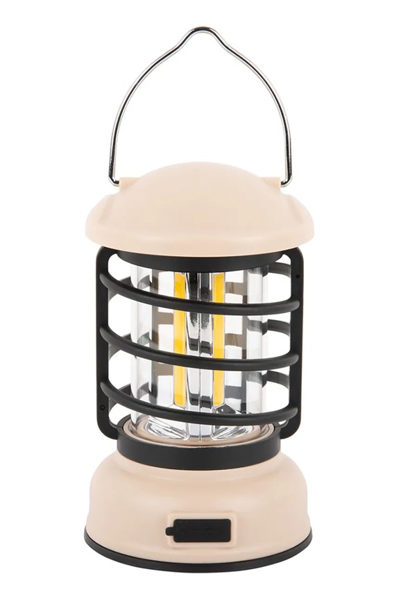 Led фонарик Leitmotiv Camping Lantern LED 15 cm LM2247WH бежевый AA00