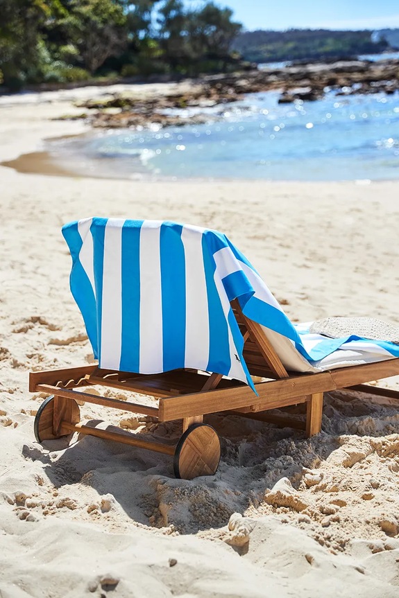 Dock & Bay prosop de plajă cu uscare rapidă Bondi Blue 200 x 90 cm TOWLB.CAB.XL.BLUE.R albastru