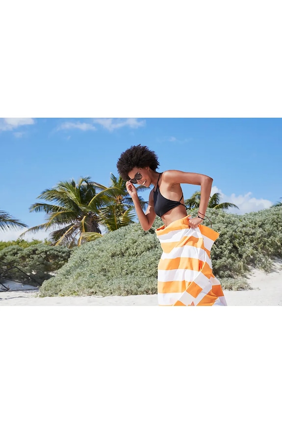 Dock & Bay prosop de plajă cu uscare rapidă Ipanema Orange 200 x 90 cm TOWLB.CAB.XL.ORANG.R