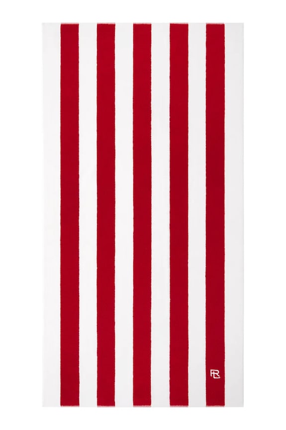 Бавовняний пляжний рушник Ralph Lauren HENLEY Red 90 x 170 cm червоний 1053848