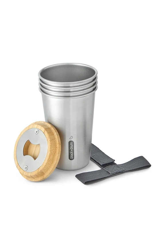 Black and Blum σετ κούπες για κάμπινγκ με λαβή 500 ml OL.CUP001 γκρί AA00