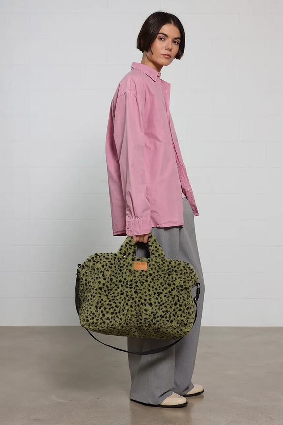 Сумка для ручной клади WOUF Olivia Weekend Bag 44 x 30 x 17 cm BWK250029 зелёный