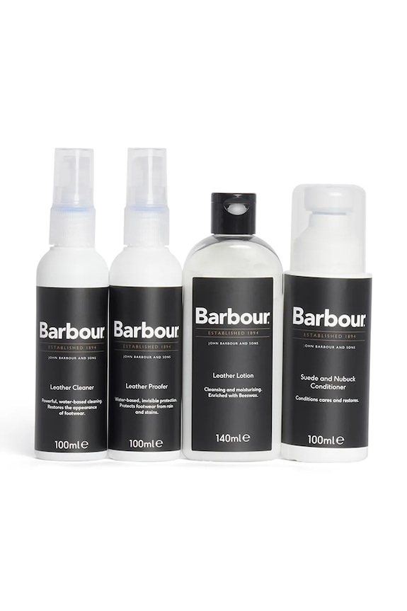 Set za njegu obuće Barbour Leather Footwear Care Kit 3-pack šarena UFA0015