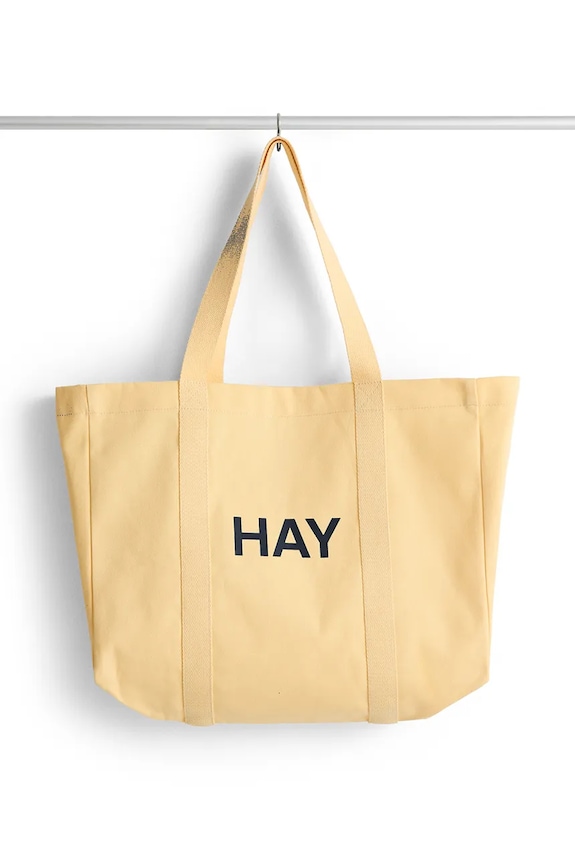 Nákupní taška HAY Shopper 32 x 40 x 13 cm žlutá AE980.A602.AB45