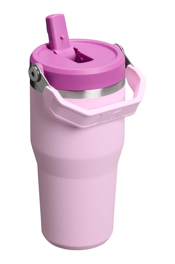 Termo lonček Stanley The IceFlow™ Flip Straw 2.0 Tumbler 0,6 l 10.12044.052 roza AA00