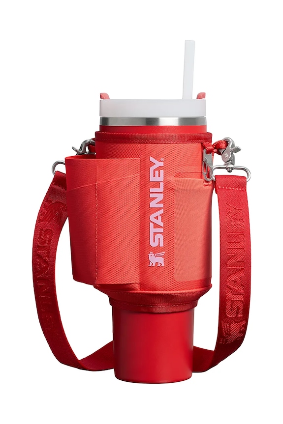 Futrola s remenom za termos šalicu Stanley The All-Day Quencher Carry-All 1,18 L roza 10.13090.016