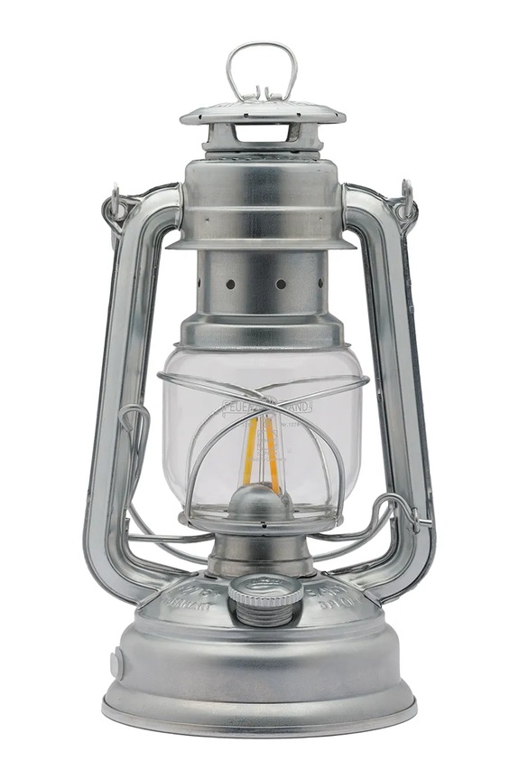 Feuerhand latarenka led Hurricane Baby Special 276, 26,5 x 15 x 13,5 cm szary 276.LED.ZINC