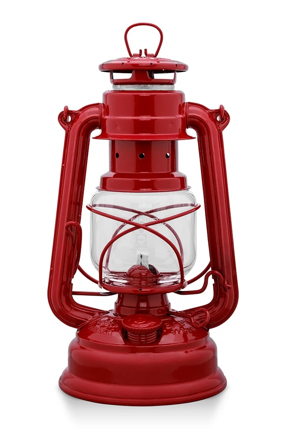 Гасова лампа Feuerhand Hurricane Lantern 276 25,5 x 15,5 cm червоний 276.ROT