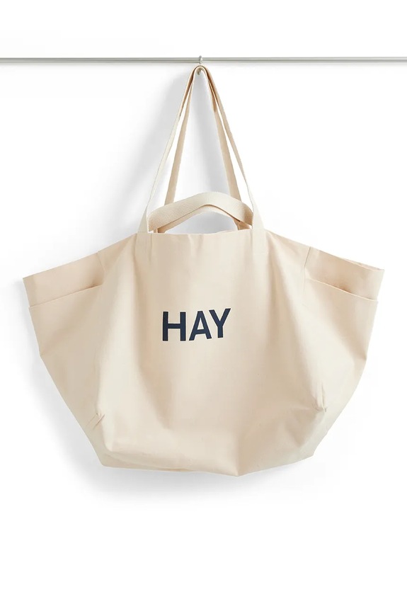 HAY borsa Weekend Bag 38 x 90 x 54 cm beige AB385.A865