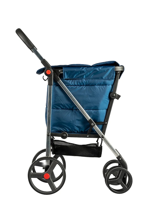 Nákupný vozík Rolser Basket Polar 4B 58 L modrá BAS001.1001