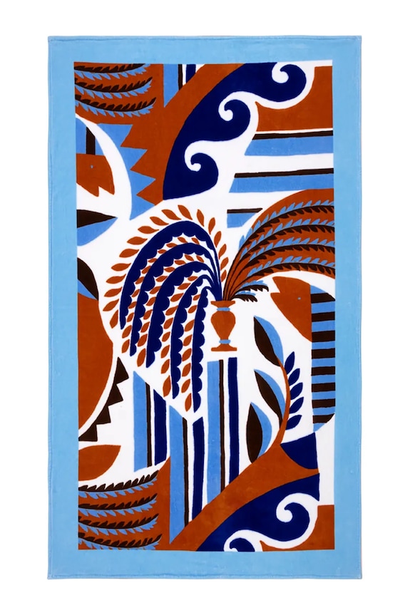 Olivier Desforges prosop de plajă din material textil TERRASSE 100 x 170 cm multicolor 1068828