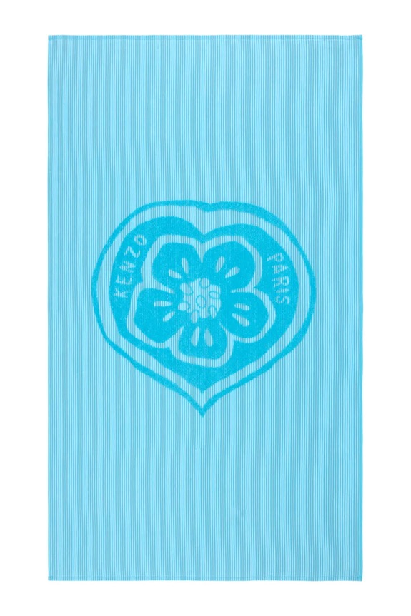 Kenzo pamut strandtörölköző KHEART Turquoise 90 x 160 cm kék 1063059