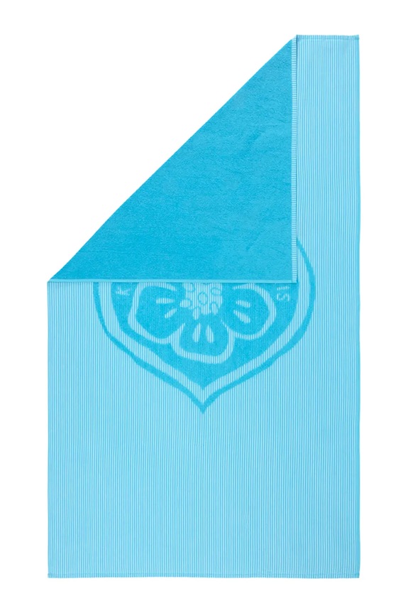 Kenzo pamut strandtörölköző KHEART Turquoise 90 x 160 cm 1063059 kék AA00