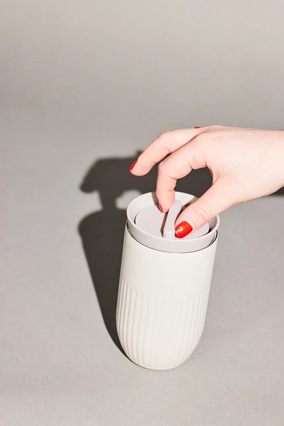 Sagaform kubek termiczny ze stali 320 ml beżowy 5018538