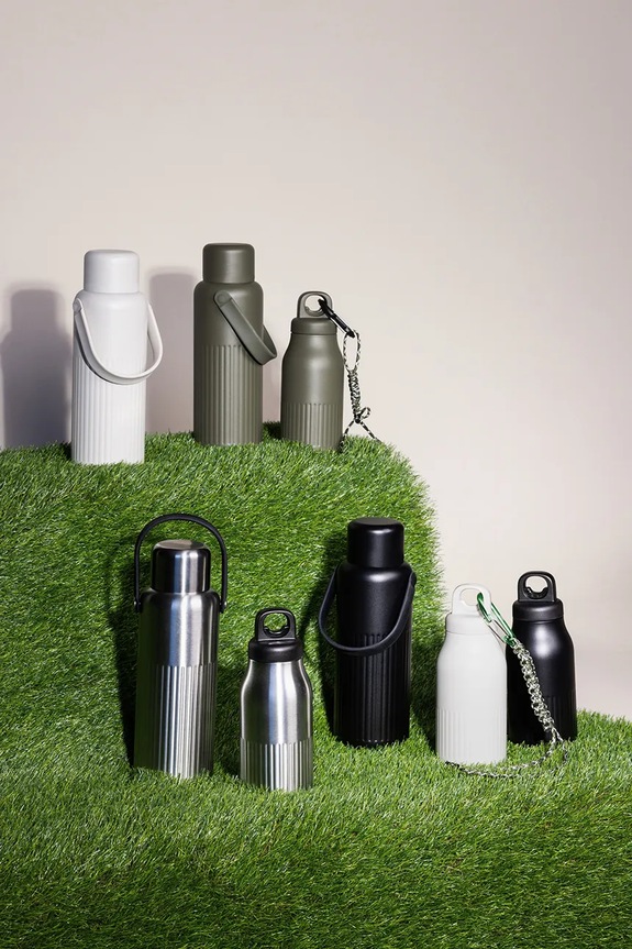 Sagaform termos ze stali malowanej proszkowo 1 l czarny 5018689