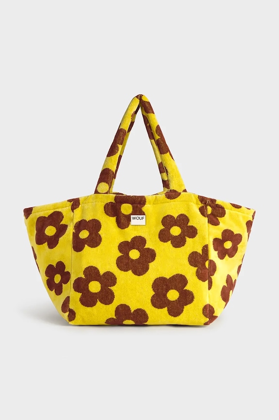 WOUF torba bawełniana Phi Phi 33 x 35 cm żółty BT260017