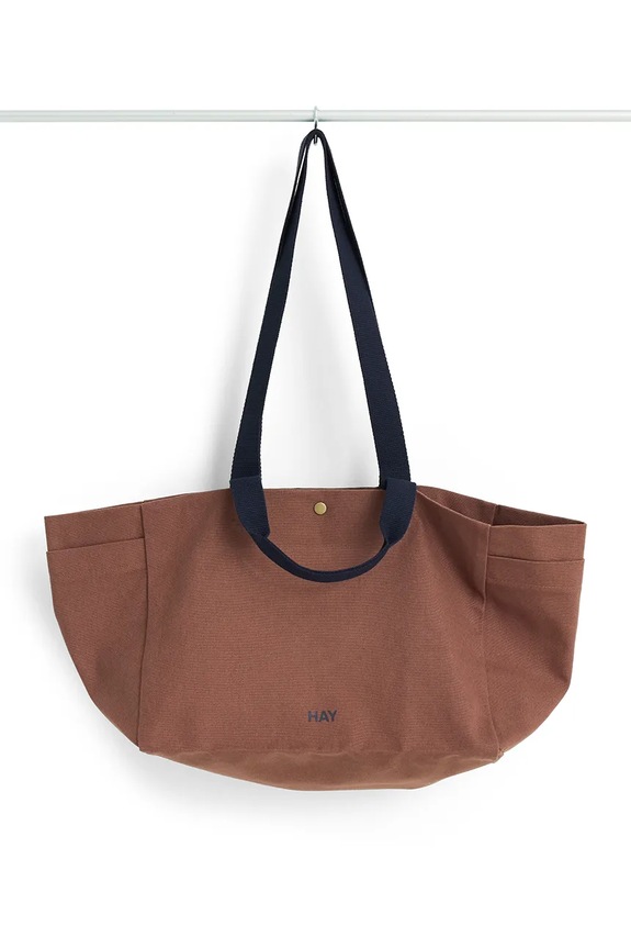 HAY torba z materiału tekstylnego 26 x 35,5 x 20 cm brązowy AE374.A601.AF54